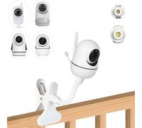 Soporte flexible para vigilabebés HelloBaby HB65/HB6339/HB66/HB6550/HB248/HB6558/HB40 & VTimes VT302, soporte giratorio de 360° para cámara de bebé sin taladrar, universal para dispositivos con rosca