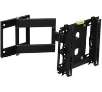 Soporte flotante ajustable para TV, soporte inclinable y giratorio para pantallas de 19 a 40 pulgadas, soporta hasta 35 kg, diseño que ahorra espacio para sala de estar, fácil instalación
