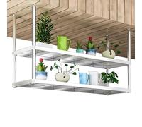 Soporte flotante de acero inoxidable para plantas de balcón con estante para vino y estantes de pared, estantes industriales colgantes para almacenamiento de cocina y bar (1 capa)