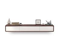 Soporte flotante para TV de 32 a 46 pulgadas, armario montado en la pared con cajón, centro de entretenimiento moderno para sala de estar, dormitorio y oficina.