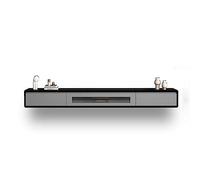 Soporte flotante para TV montado en la pared, consola multimedia, centro de entretenimiento, estante de almacenamiento (200 cm, diseño contemporáneo, opciones de color)