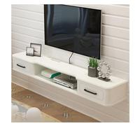 Soporte flotante para TV montado en la pared, estante flotante para TV, consola multimedia, estante de pared flotante para gabinete de TV, estante de almacenamiento para centro de entretenimiento (B 1