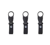 Soporte for Botella de Agua, mosquetón Escalada, cinturón, Ganchos for Colgar Mochila, Clip Gancho Hebilla Nailon multifunción, 1/2/3 Uds para Mochilas, Cinturones(3pcs Black)