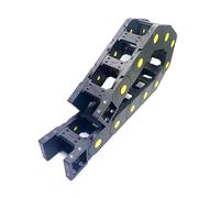 Soporte for cables de cadena de arrastre, serie 45, 1 metro, for maquina enrutadora CNC, herramientas, gestión de cables de remolque de plástico(R200,45x200 mm)