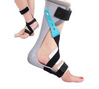 Soporte for caída de pie AFO, soporte for tobillo ajustable, | Soporte estabilizador for caminar ortesis tobillo y pie, ayuda ligera y suave caminar hombres y mujeres.(Left Foot,Small)