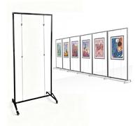 Soporte For Carteles Con Ruedas,Caballete,Expositores De Pie multifuncional,Estante de exhibición,Colgador Expositor Plegable Para Pintura,Información Publicitario(5pcs,120*200cm/47.2*78.7in)
