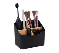 Soporte For Cepillo De Dientes Eléctrico Y Pasta De Dientes, Compatible Con Organizador De Encimera De Baño(Black)