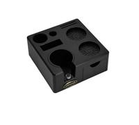 Soporte For Compactador De Café, Tapete De 51 Mm, 54 Mm, 57 Mm Y 58 Mm, Compatible Con Accesorios De Espresso DeLonghi Y Breville, Herramientas De Barista.(57mm Black)