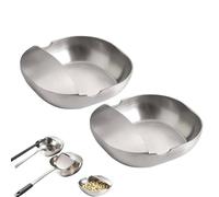 Soporte For Cucharas De Acero Inoxidable 304 Grado Alimenticio, For Utensilios Cocina Resistente Al Calor, Organizador Encimera Grande For Cucharones, Espátulas(2pcs)