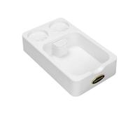 Soporte for estación de apisonamiento de café, caja de golpe, portafiltro, 51MM, 54MM, 58MM, Compatible con Delonghi Breville, accesorios for café expreso, herramienta de barista(White)