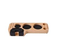Soporte For Estación De Tapete De Café, Soporte For Portafiltro, Base De Soporte, Estante De Madera De Nogal For 51MM, 54MM Y 58MM, Accesorios For Espresso Barista(Beech Wood 1pcs)