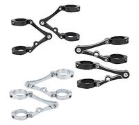 Soporte for faro de motocicleta abrazadera de montaje soporte de tubo de horquilla 37-41mm 45mm 49mm 54mm for ha-rl-ey ca-fe ra-c-er ch-op-per bo-bb-er Universal Piezas de repuesto para motocicletas (