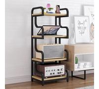 Soporte for Impresora con Almacenamiento, Mesa for Impresora for Oficina en Casa, Estante for Consola Multijuegos de Pie for Reproductor Multimedia, Escáner, Archivos, Libros y Horno Microondas