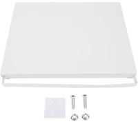 Soporte for microondas, Almacenamiento de Cocina extraíble, Rejilla Ajustable for Horno con Bandeja, Tabla Cortar, Estante Organizador Escritorio Acero al Carbono for electrodomésticos(White)