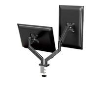 Soporte for Monitor con Brazo robótico y rotación de Pantalla Escritorio(Darknightblack1)