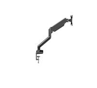 Soporte for Monitor de computadora 17 a 35 Pulgadas con Brazo Elevador Giratorio neumático for Pantalla suspendida y Base Escritorio(Black - Single Arm)
