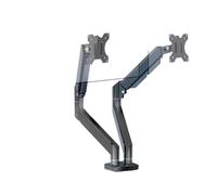 Soporte for Monitor Dual De 14-34 Pulgadas, Soporte Ergonómico Ajustable for Monitor Dual, Protege La Columna Cervical, Elevador De Computadora, Soporta 2-10 Kg(Black)