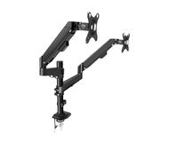 Soporte for Monitor LCD de Ordenador Brazo Universal elevación telescópica con Pantalla Dual 27 Pulgadas