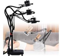Soporte for quemador de moxibustión eléctrico, soporte for quemador de varilla de moxa, con ruedas de 360° y brazo giratorio, ajuste de la posición de moxibustión.(B)