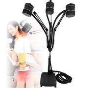 Soporte for quemador de moxibustión eléctrico, soporte for quemador de varilla de moxa con ruedas de 360° e interruptor de ajuste de velocidad del viento, ajuste de la posición de moxibustión.(C)