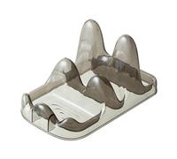 Soporte for tapa de olla y cuchara con bandeja agua, organizador cubiertos multiusos, estante almacenamiento vajilla gran capacidad for cocina, 2 uds para Cucharas, Tenedores y Cubiertos(Light Grey)