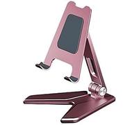 Soporte for teléfono Soporte for trípode, soporte for teléfono Soporte for teléfono móvil de escritorio plegable Base de aluminio con base antideslizante Compatible con todos los otros teléfonos intel