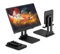 Soporte For Teléfono Y Tableta, Plegable, Extensible Y Ajustable For Monitor/portátil Portátil. Soporte Bipolar. Ideal For Guardar Dispositivos De Tamaño Más Grande De 12 A 17 Pulgadas