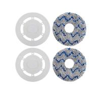 Soporte For Trapo De Fregona, Compatible Con Ecovacs, DEEBOT T20 OMNI/T20/T20e/T20 Pro/T20 MAX, Aspiradora Robot Inteligente, Accesorios For El Hogar(2 Mop cloth+2 Bracket)