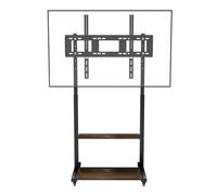 Soporte For TV De 40 A 100 Pulgadas, Estable, Altura Ajustable, Móvil, con Estantes Y Ruedas