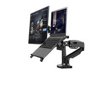 Soporte for TV F160 for portátil de 10 a 17,3 Pulgadas con rotación 360 Grados y Soporte presión Aire for Pantalla LCD a 27 Escritorio for Monitor(Black)