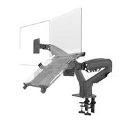 Soporte for TV F160 for portátil de 10 a 17,3 Pulgadas con rotación 360 Grados y Soporte presión Aire for Pantalla LCD a 27 Escritorio for Monitor(Matte Charcoal)