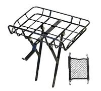 Soporte Frontal De La Bicicleta - Soporte Estable Portacargas - Bastidor Portacargas Delantero De Bicicleta | Para Ciclismo, Pedaleo, Turismo, Reparto, Viajes, Maletas, Mochilas, Compras, Cestas Y Bol