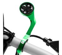 Soporte frontal para Garmin Edge Explore, soportes de computadora GPS de aleación de aluminio ligero, linterna y cámara de acción, instalación extendida, combo compatible con Bryton, Wahoo y CATEYE
