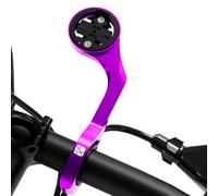 Soporte frontal para Garmin Edge Explore, soportes de computadora GPS de aleación de aluminio ligero, linterna y cámara de acción, instalación extendida, combo compatible con Bryton, Wahoo y CATEYE