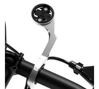 Soporte frontal para Garmin Edge Explore, soportes de computadora GPS de aleación de aluminio ligero, linterna y cámara de acción, instalación extendida, combo compatible con Bryton, Wahoo y CATEYE