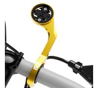 Soporte frontal para Garmin Edge Explore, soportes de computadora GPS de aleación de aluminio ligero, linterna y cámara de acción, instalación extendida, combo compatible con Bryton, Wahoo y CATEYE