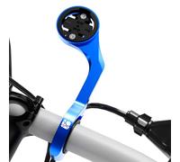 Soporte frontal para Garmin Edge Explore, soportes de computadora GPS de aleación de aluminio ligero, linterna y cámara de acción, instalación extendida, combo compatible con Bryton, Wahoo y CATEYE