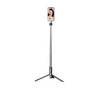 Soporte fuerte para teléfono trípodes selfie Stick 3200 Gauss rotación 360 plegable 24,2 cm 30,50 cm base de silicona antideslizante trípodes para teléfono