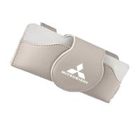 Soporte Gafas para Coche para Mitsubishi Leopard Black King Kong 2002-2015,uero Magnético Soporte para Gafas de Sol Accesorios Universales para Visera,A-Beige