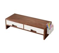 Soporte genérico para monitor de ordenador - elevador de escritorio 50 cm | Riser de pantalla de madera + PP ergonómico para oficina, oficina y dormitorio - Organización de oficinas robustas