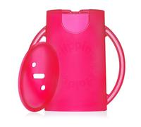 Soporte giratorio a prueba de apretar original para bolsas de alimentos y cajas de jugos, diseño universal multiusos, evita problemas y soporta la autoalimentación, asas curvas para un fácil agarre