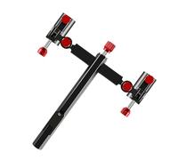 Soporte giratorio ajustable para caña de pescar, soporte de doble fortaleza, accesorios de aparejos de pesca, soporte de doble fortaleza fácil de usar