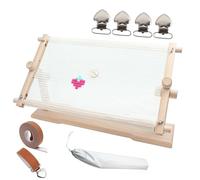 Soporte giratorio ajustaVble para bastidor de bordado aro ajustable madera con aros bordado,Soporte manos libres manualidades,