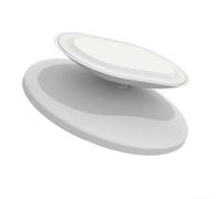 Soporte giratorio compatible con Echo Show 11 y 8 versión 2025, base de ángulo de visión ajustable para altavoz inteligente, soporte de escritorio compacto ABS en blanco (blanco)