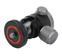 Soporte Giratorio de 360 Grados con Cabeza de Bola Pequeña, Tornillo de Aleación de Aluminio de 1/4 Pulgadas, Compatible con la Mayoría de Cámaras y Soportes
