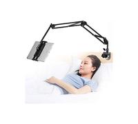 Soporte giratorio de 360 grados para tabletas con brazo de aluminio estable para tabletas de 4,5 a 12,9 pulgadas y iPad.