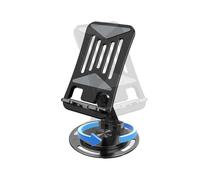 Soporte giratorio de 360 grados para teléfono celular, soporte ajustable para grabación, soporte plegable portátil para ver la televisión, aprendizaje en línea