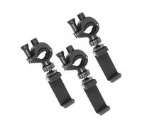 Soporte giratorio de 360 grados para teléfono con clip de trípode extensible, altura ajustable para tableta móvil, transmisión en vivo, paquete de 3 soportes ajustables para teléfono