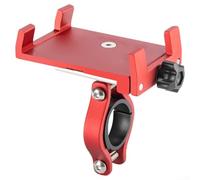 Soporte giratorio de 360 grados para teléfono de motocicleta con abrazadera de tubo de manillar de aluminio a prueba de golpes para un uso seguro del teléfono mientras conduces (B)