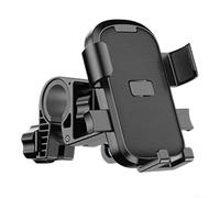 Soporte giratorio de 360 grados para teléfono de motocicleta con bloqueo de un segundo, tecnología de absorción de impactos y características antideslizantes para una seguridad fiable del teléfono